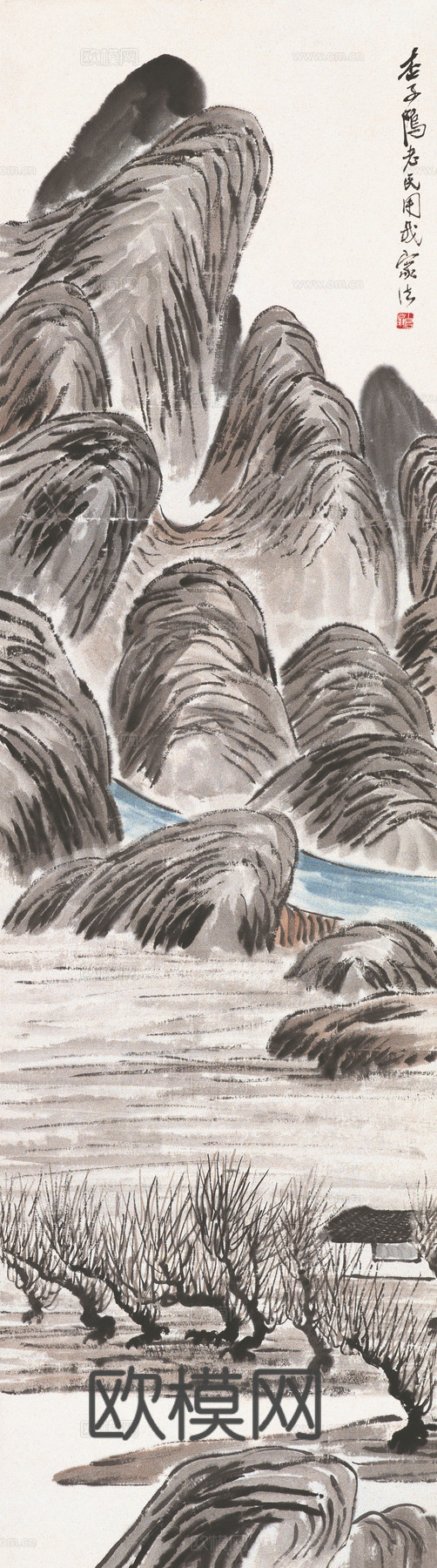 齐白石写意水墨画，近现代水墨画155下载