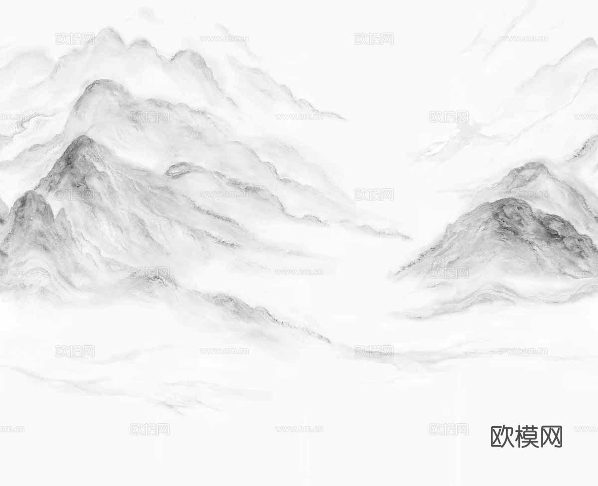 现代山水大理石岩板 山水纹理大理石