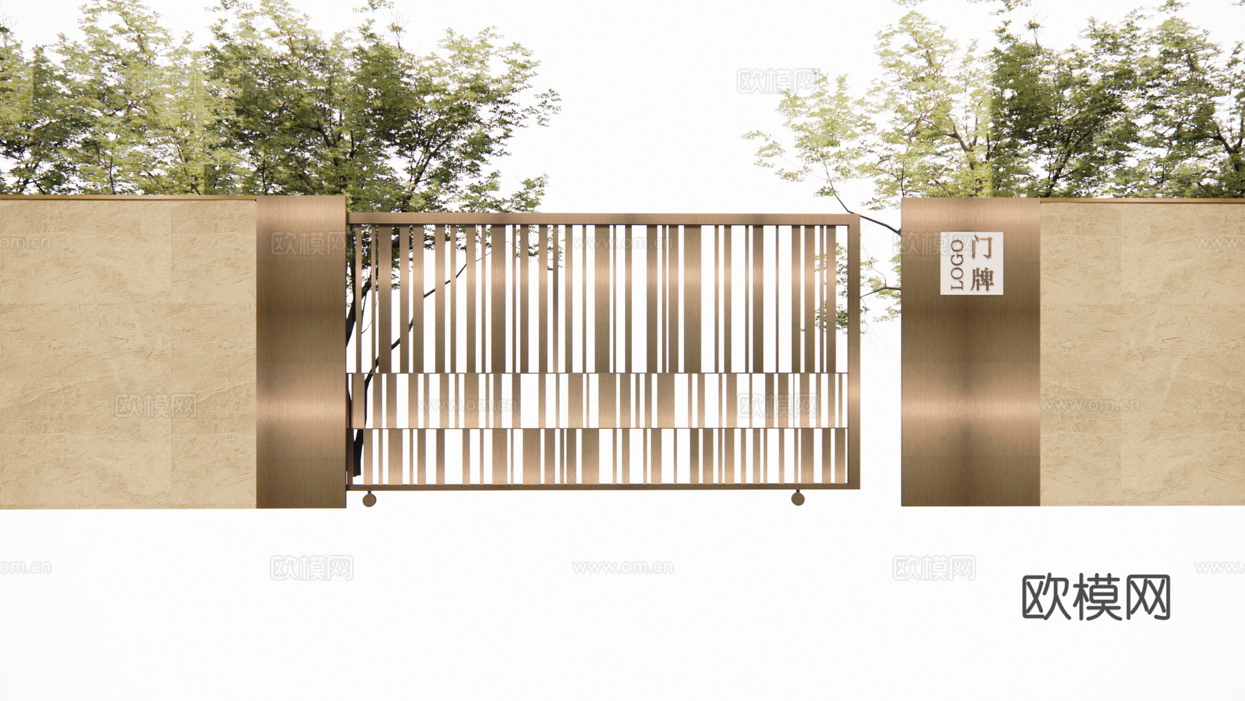 阳光房 草坪灯 景观 屋顶花园 露台 微景观 水池su模型