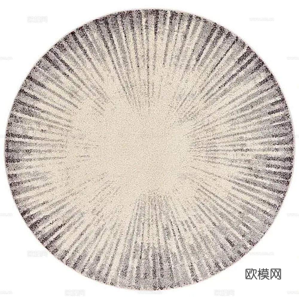 现代圆形地毯贴图