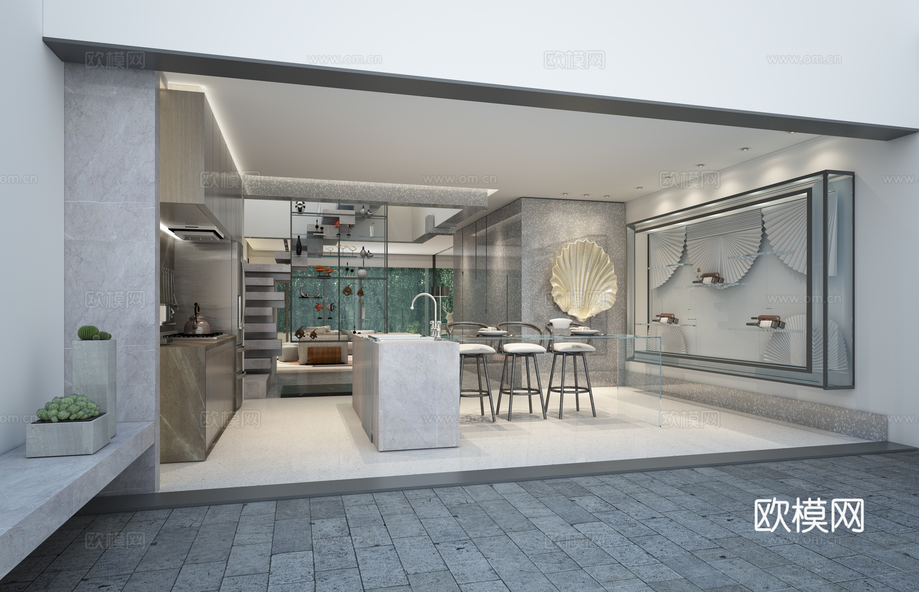 高端别墅 最新全套施工图 效果图合集cad施工图