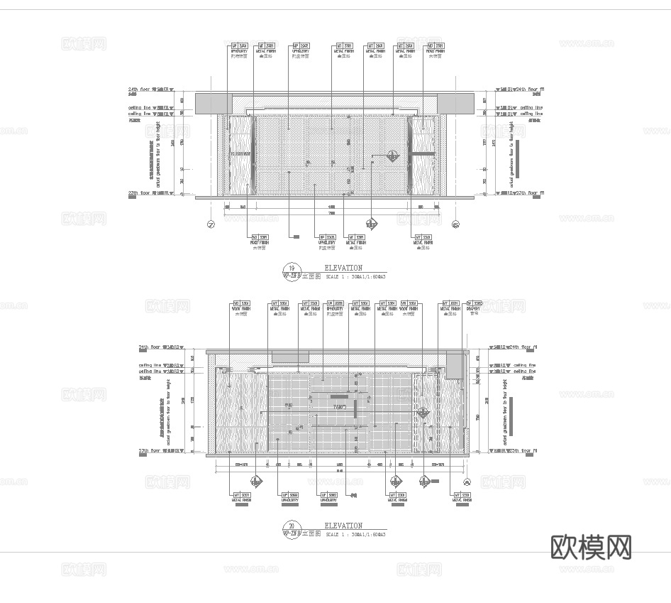 1000平办公室 最新全套施工图合集cad施工图