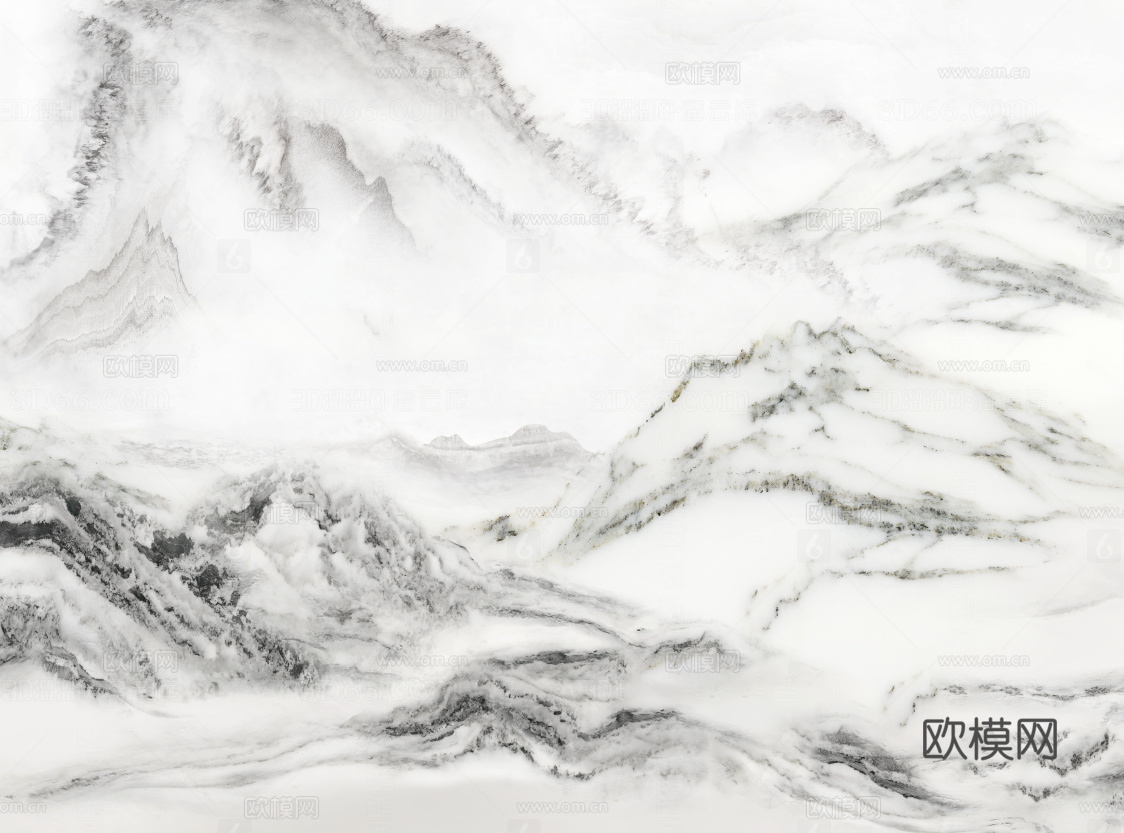 现代山水大理石岩板 山水纹理大理石