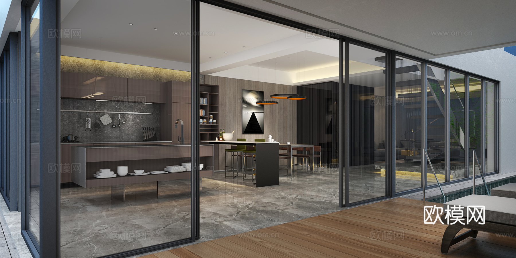 高端别墅 最新全套施工图 效果图合集cad施工图cad施工图