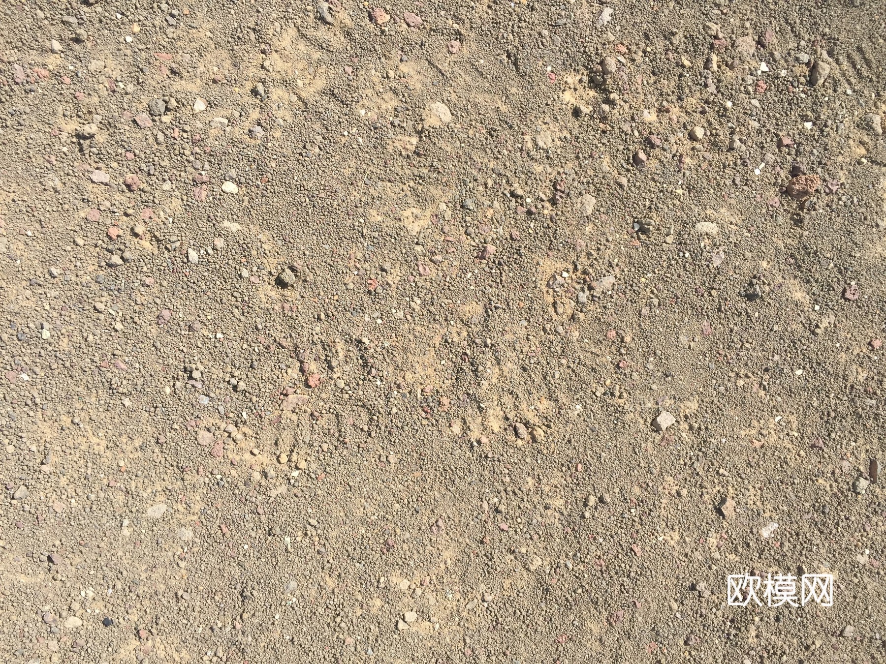 水泥地 土地 土壤 地面 碎石