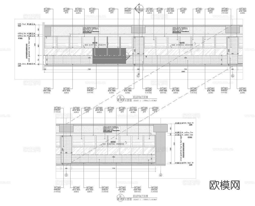 700平办公室 最新全套施工图合集cad施工图
