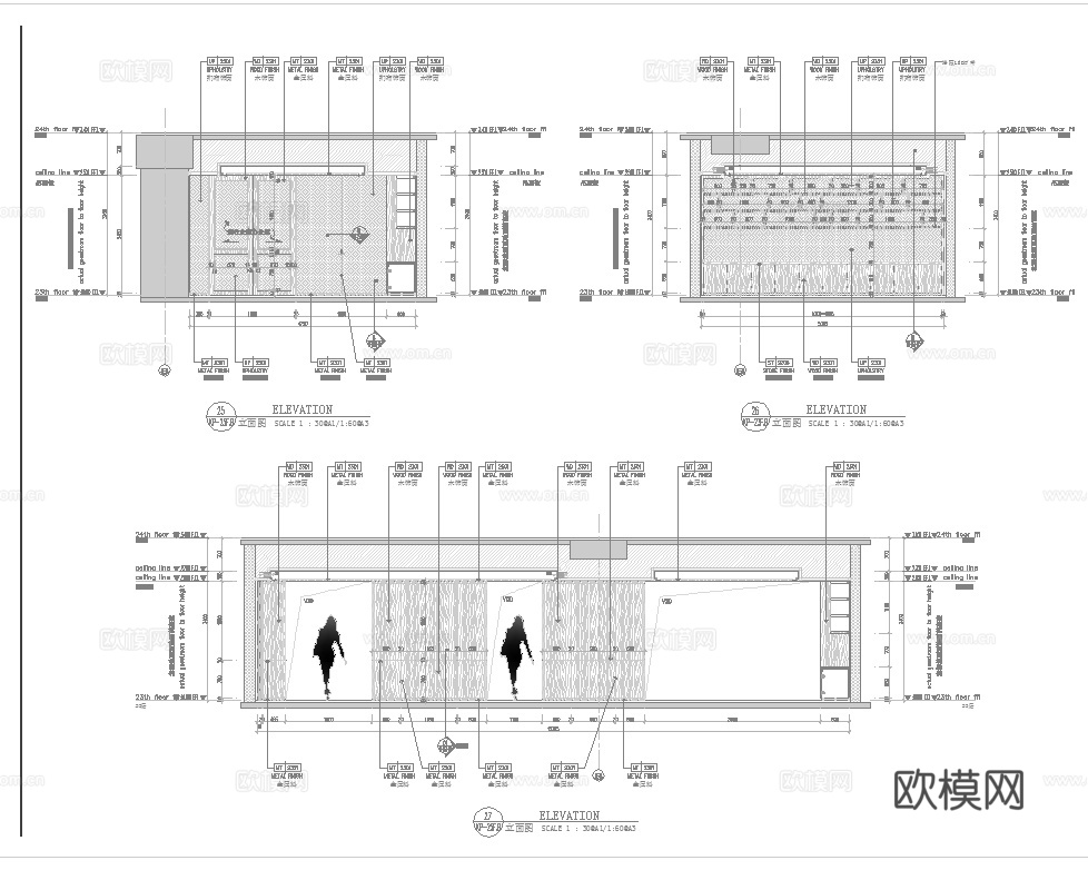 1000平办公室 最新全套施工图合集cad施工图