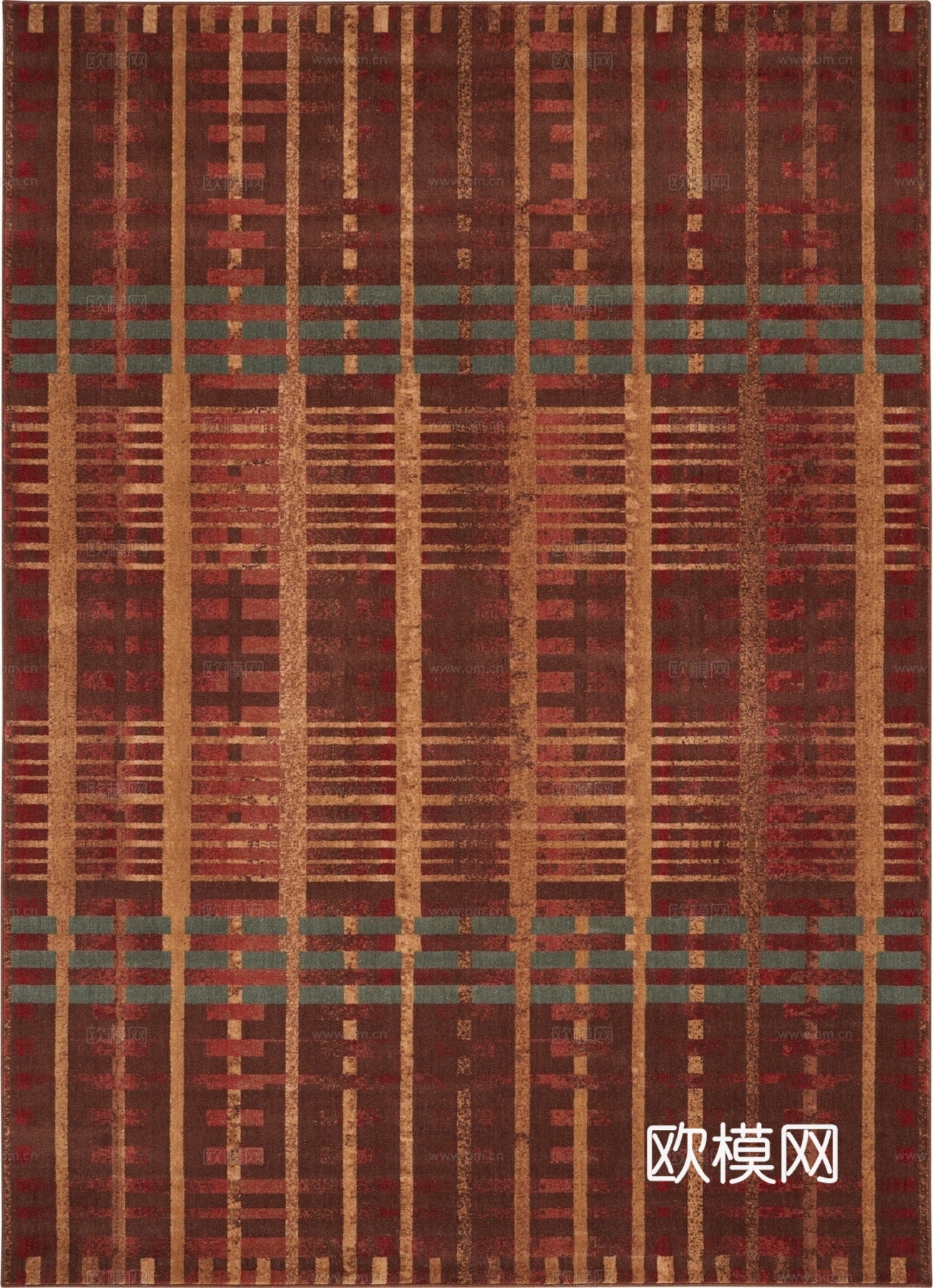 红色条纹地毯贴图