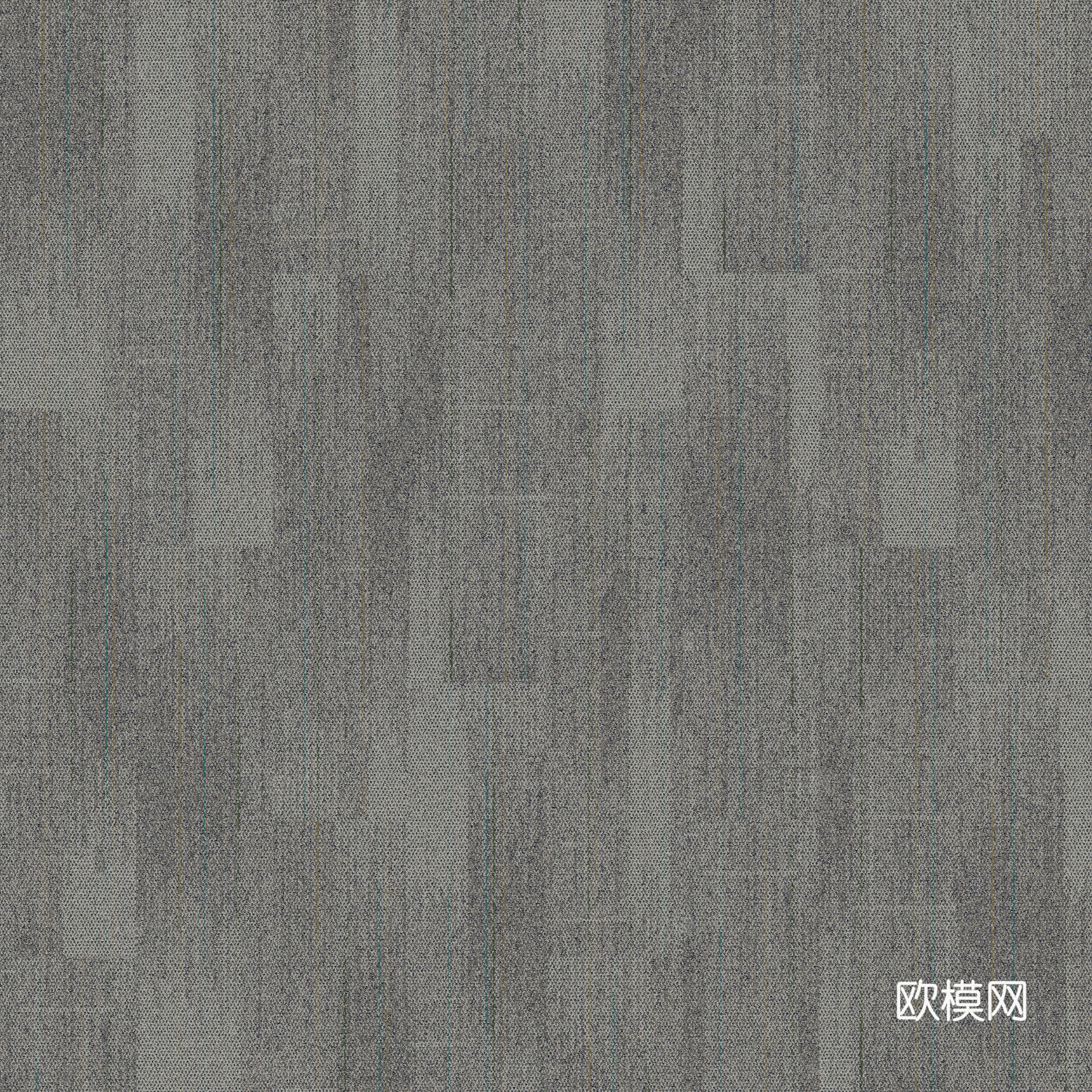 现代简约灰色条纹地毯贴图