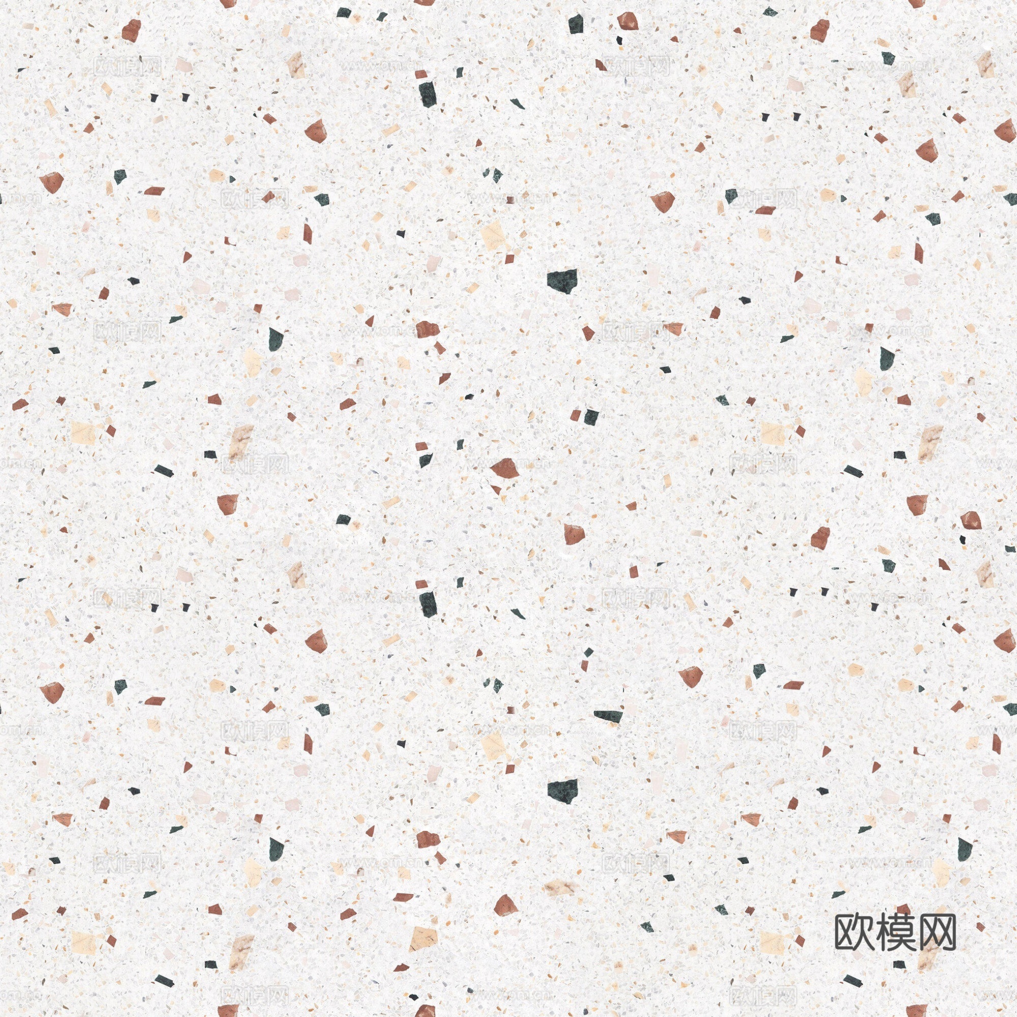 无缝彩色水磨石贴图