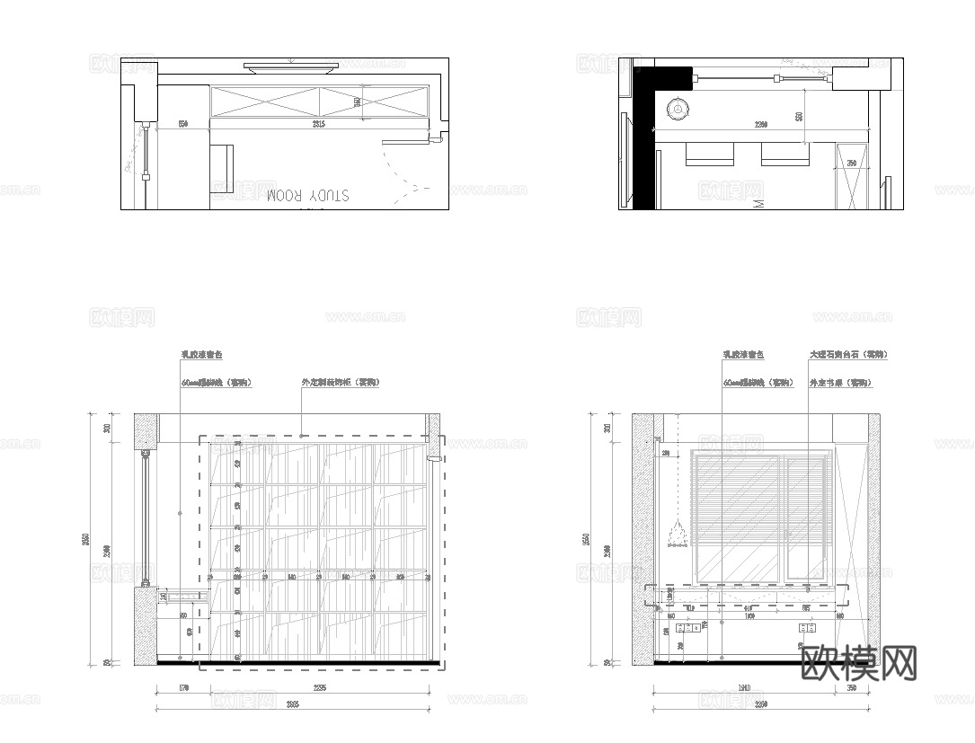 龙湖大平层 样板间 最新全套施工图合集cad施工图