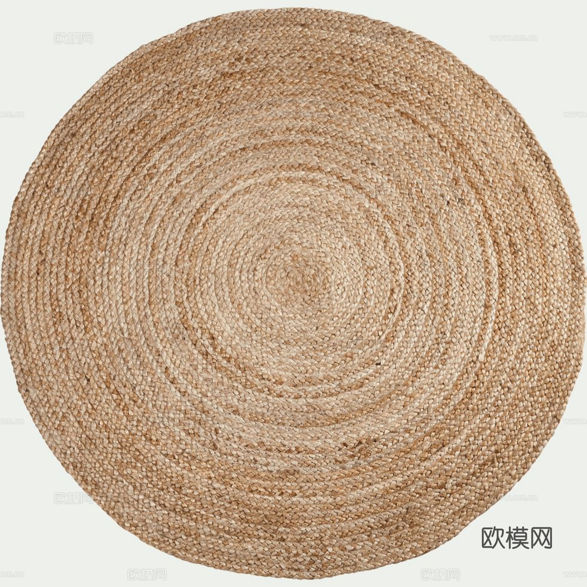 中式圆形地毯贴图