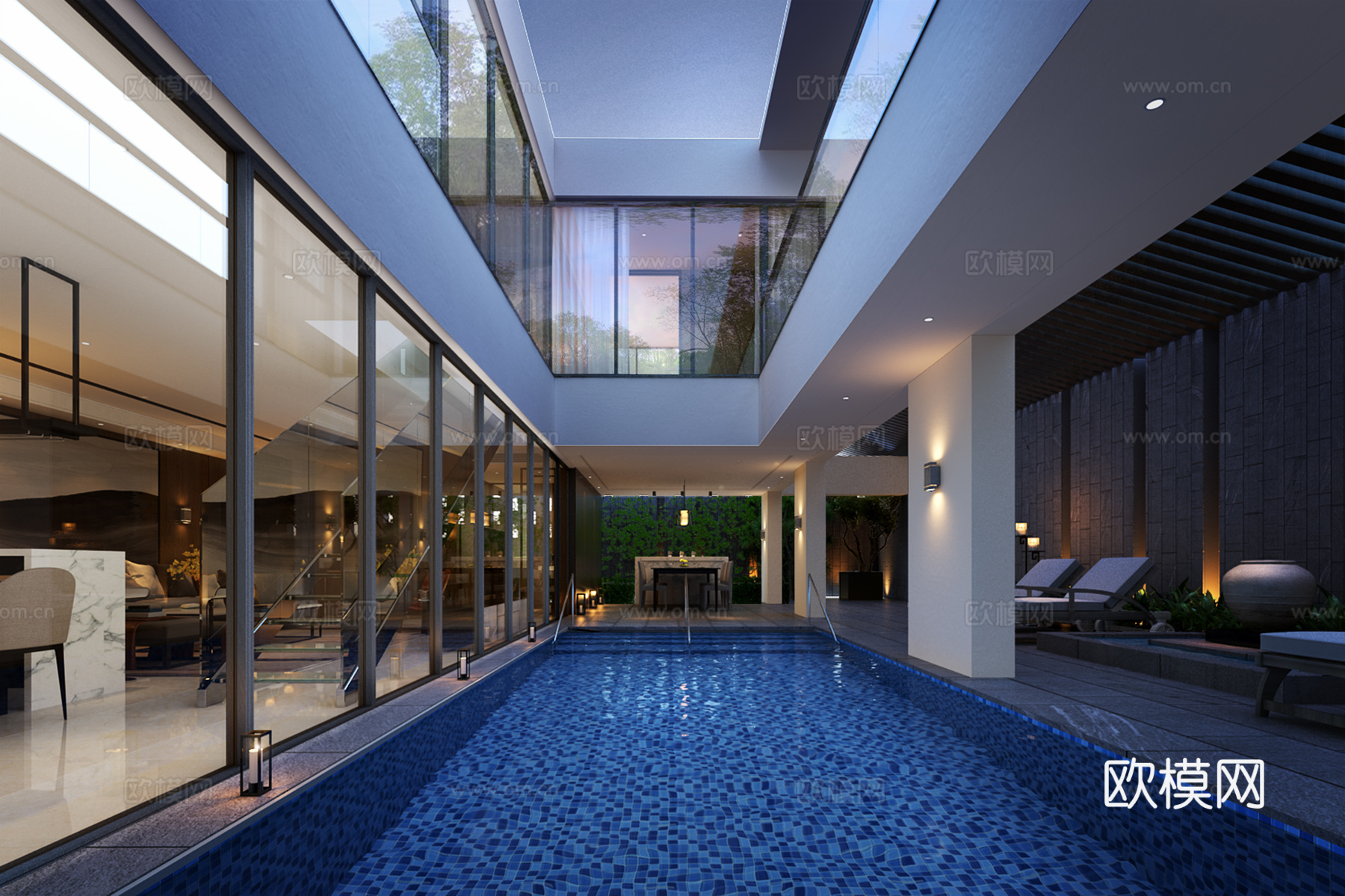 高端别墅 最新全套施工图 效果图合集cad施工图