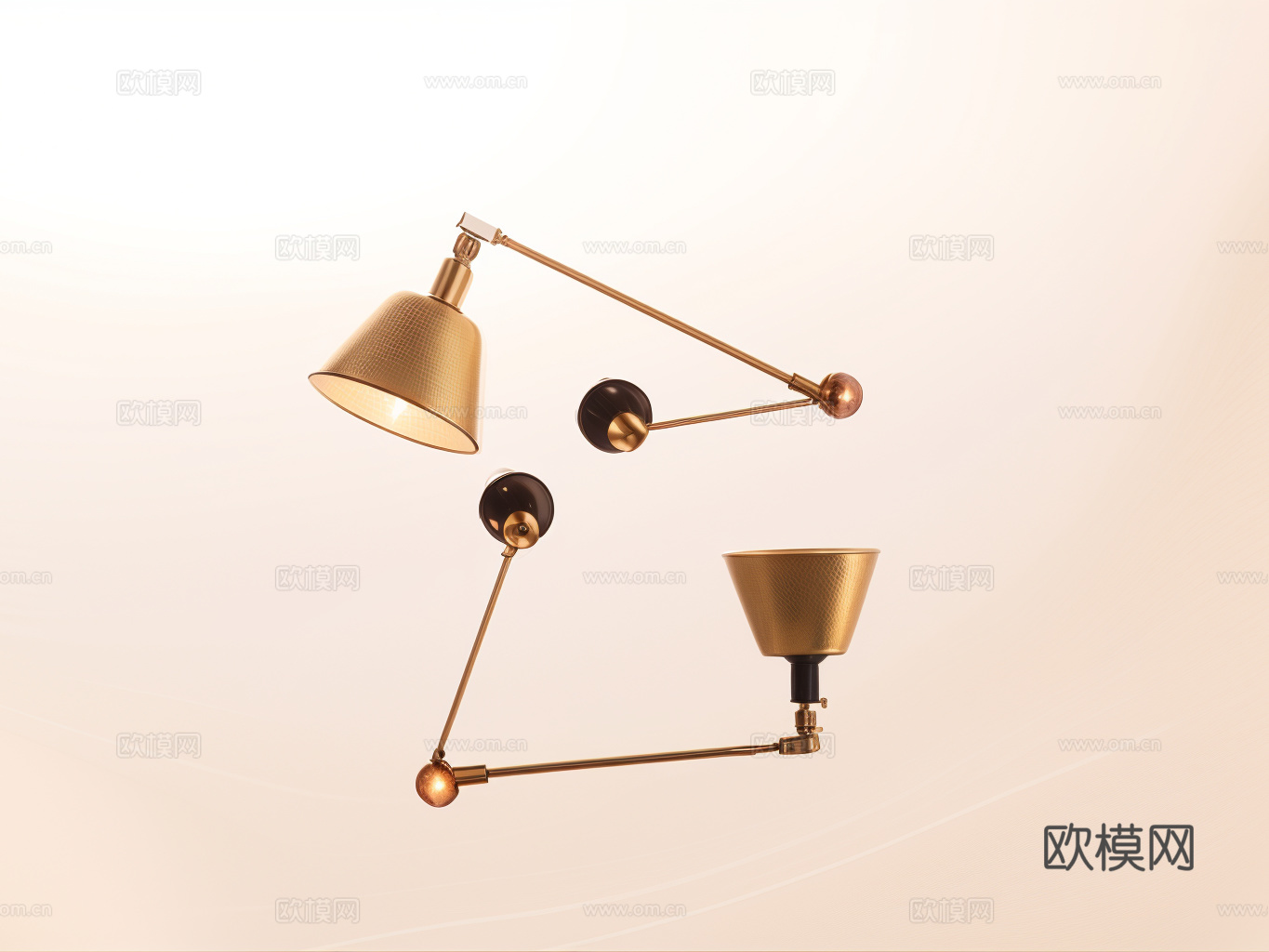 壁灯su模型