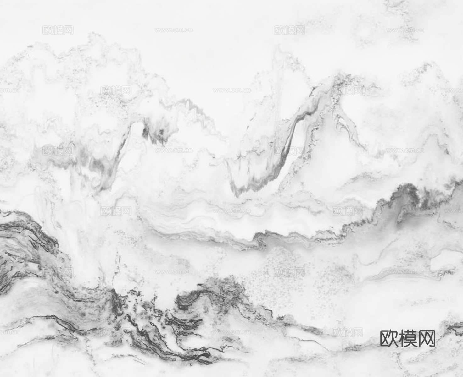 现代浅色山水大理石 山水纹理石材