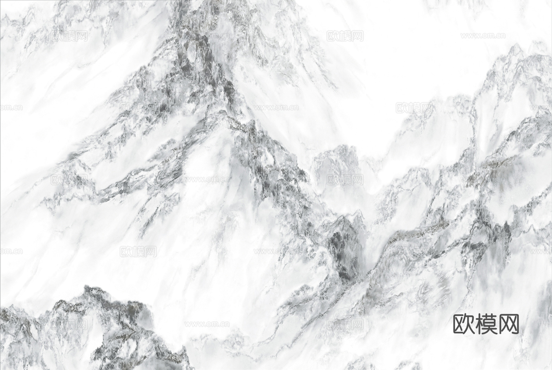 现代浅色山水大理石 山水纹理石材