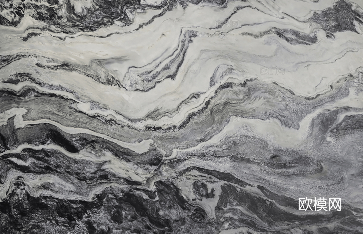 现代山水纹理大理石岩板贴图