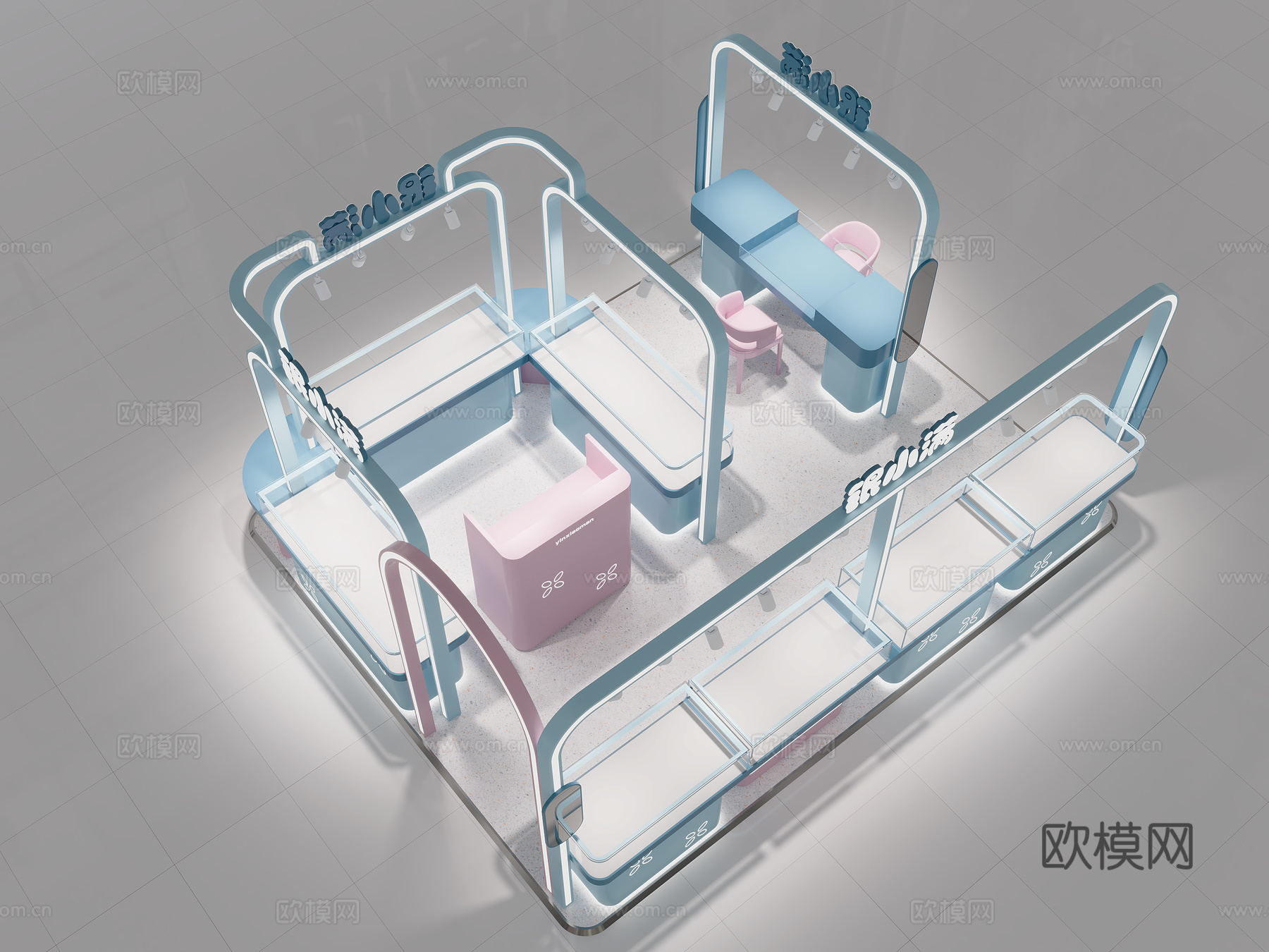 轻奢3d模型下载（渲染图4）