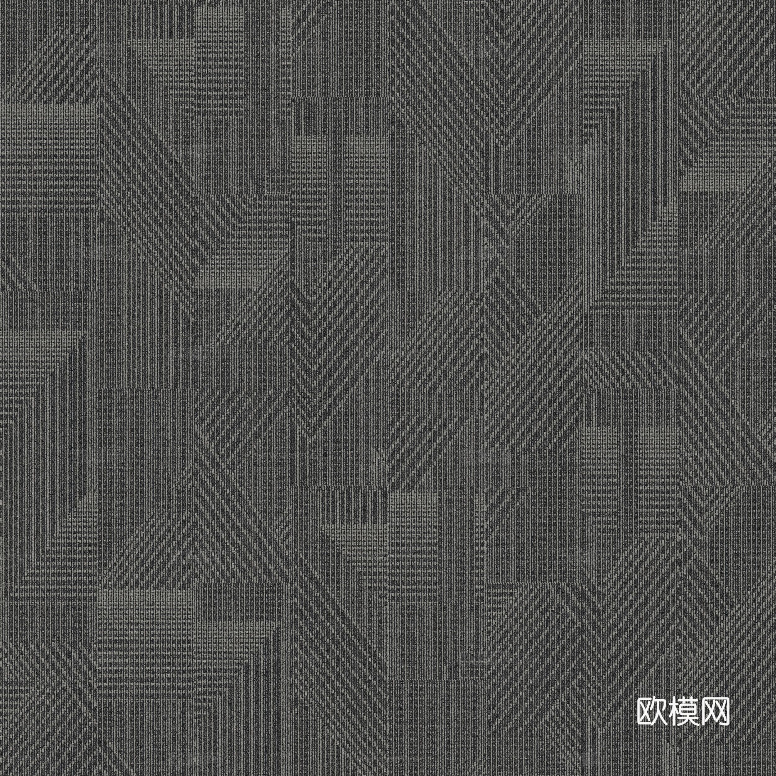 无缝现代简约地毯条纹地毯办公地毯贴图