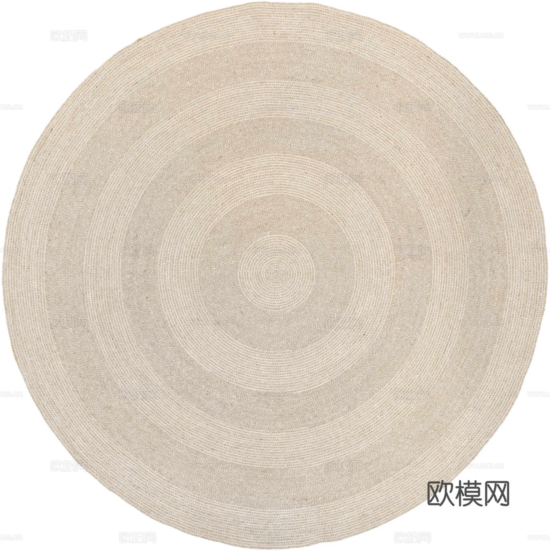 中式圆形地毯贴图