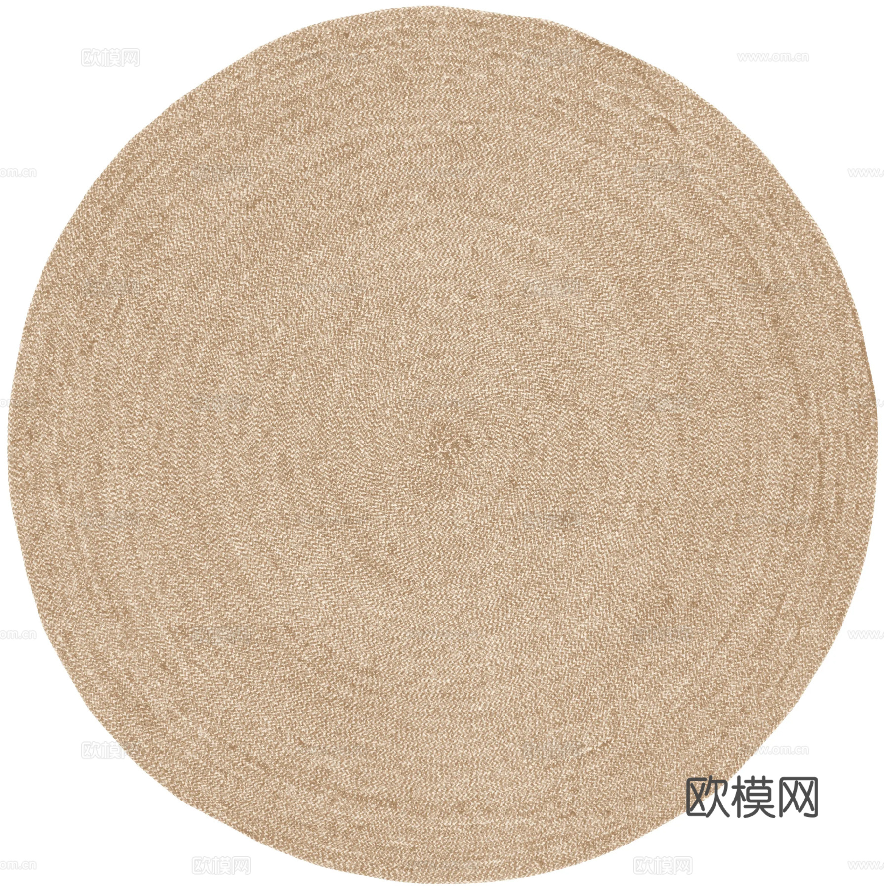 中式圆形地毯贴图