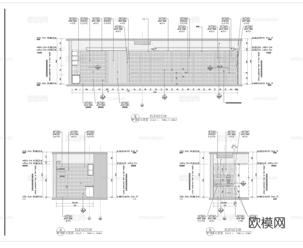 1000平办公室 最新全套施工图合集cad施工图