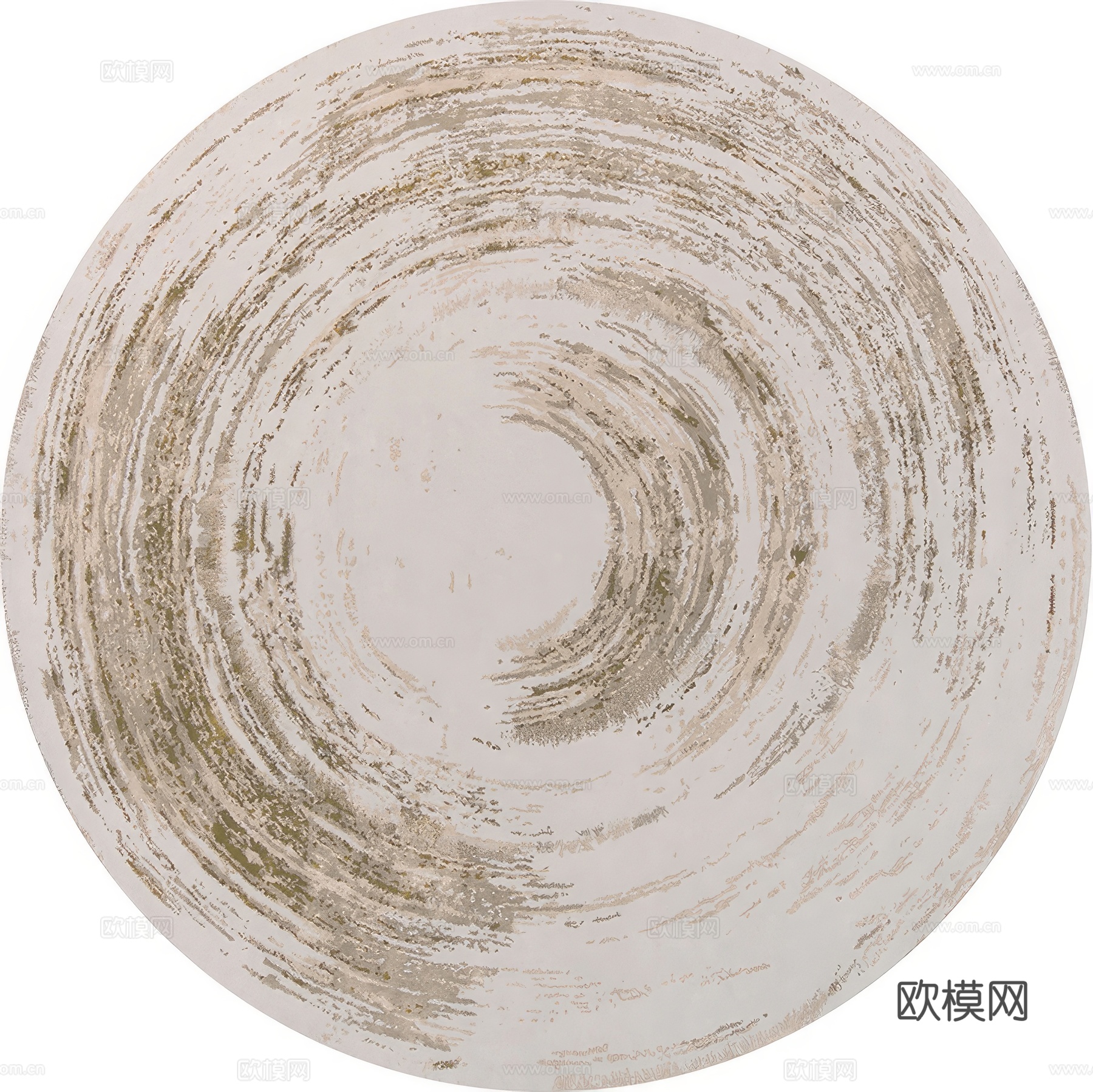 圆形地毯 客厅简约轻奢地毯贴图