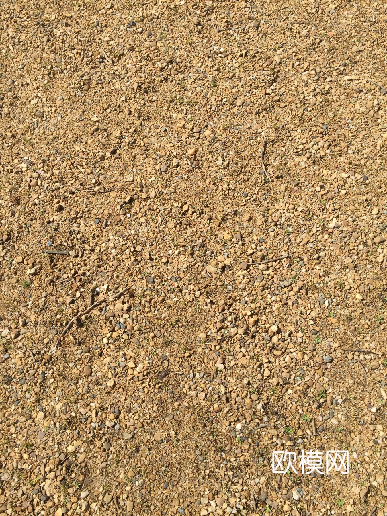 水泥地 土地 土壤 地面 碎石