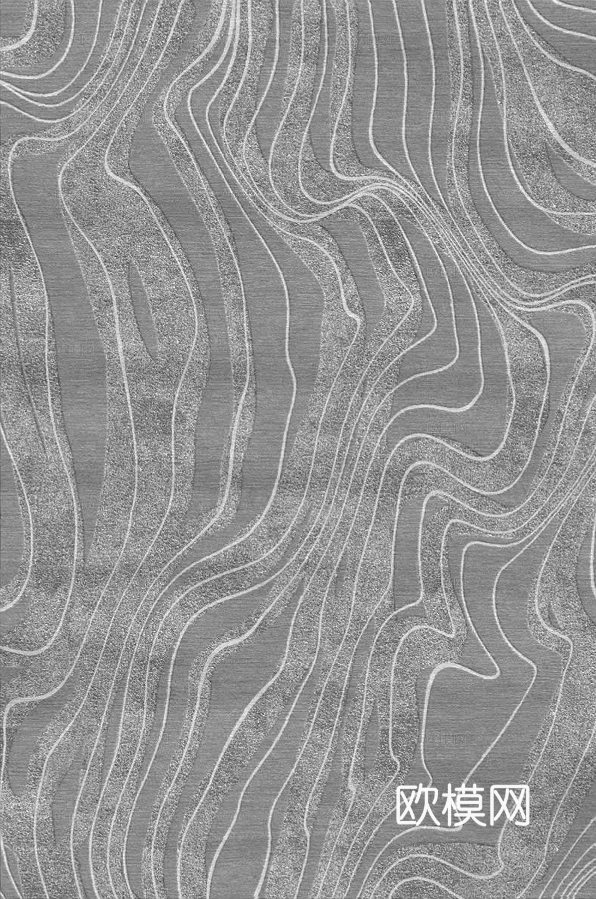 现代轻奢条纹地毯 绒布条纹地毯