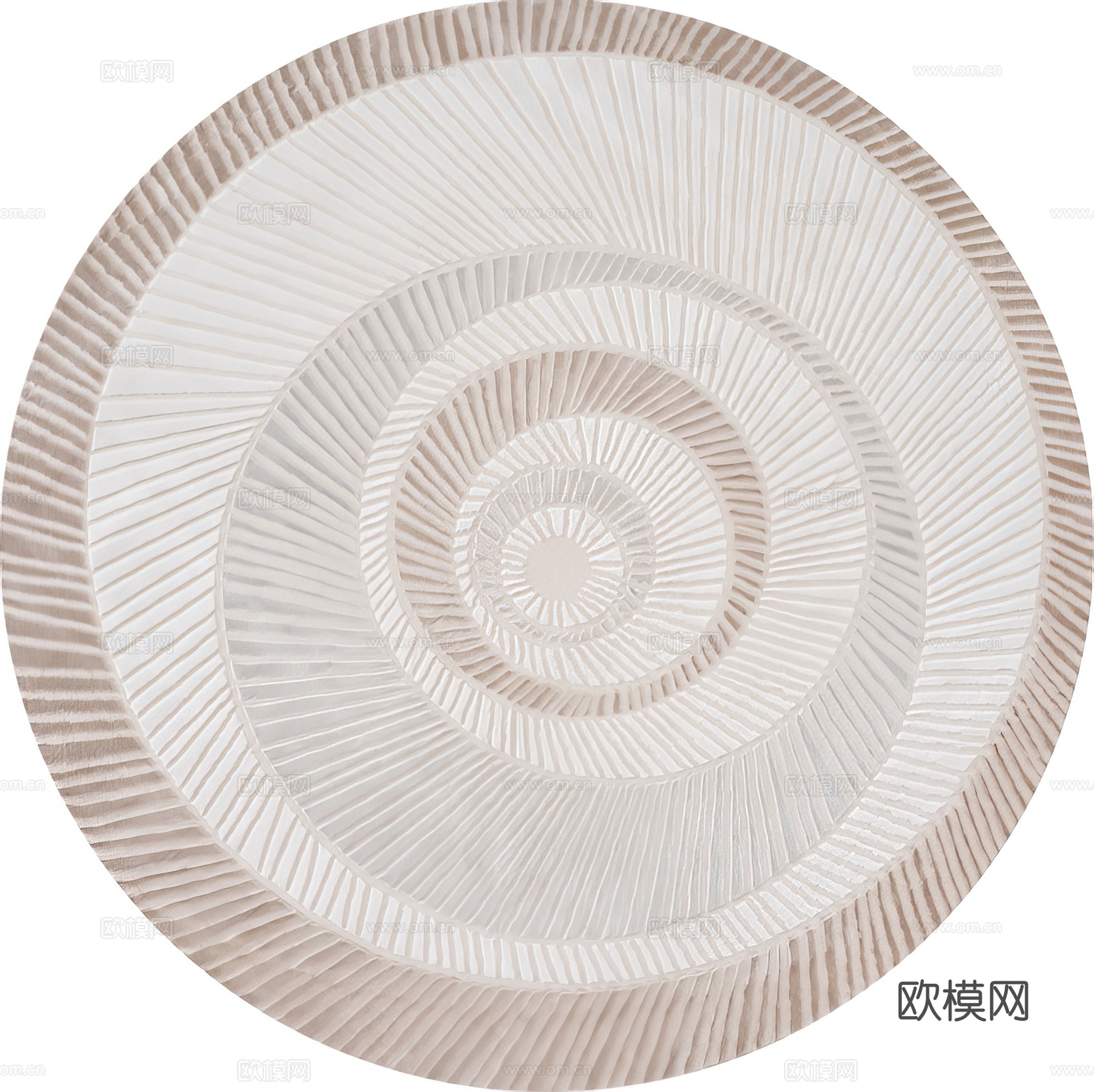 圆形地毯 客厅简约轻奢地毯贴图