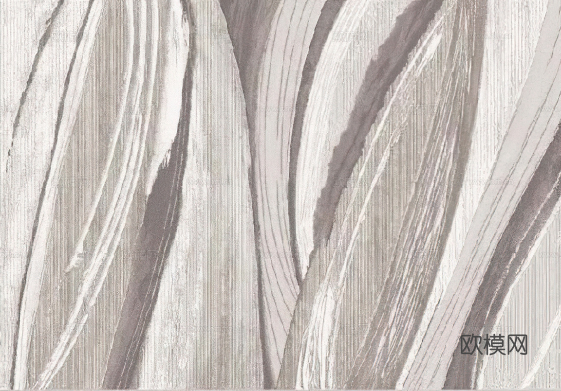 现代轻奢条纹地毯 米色条纹地毯