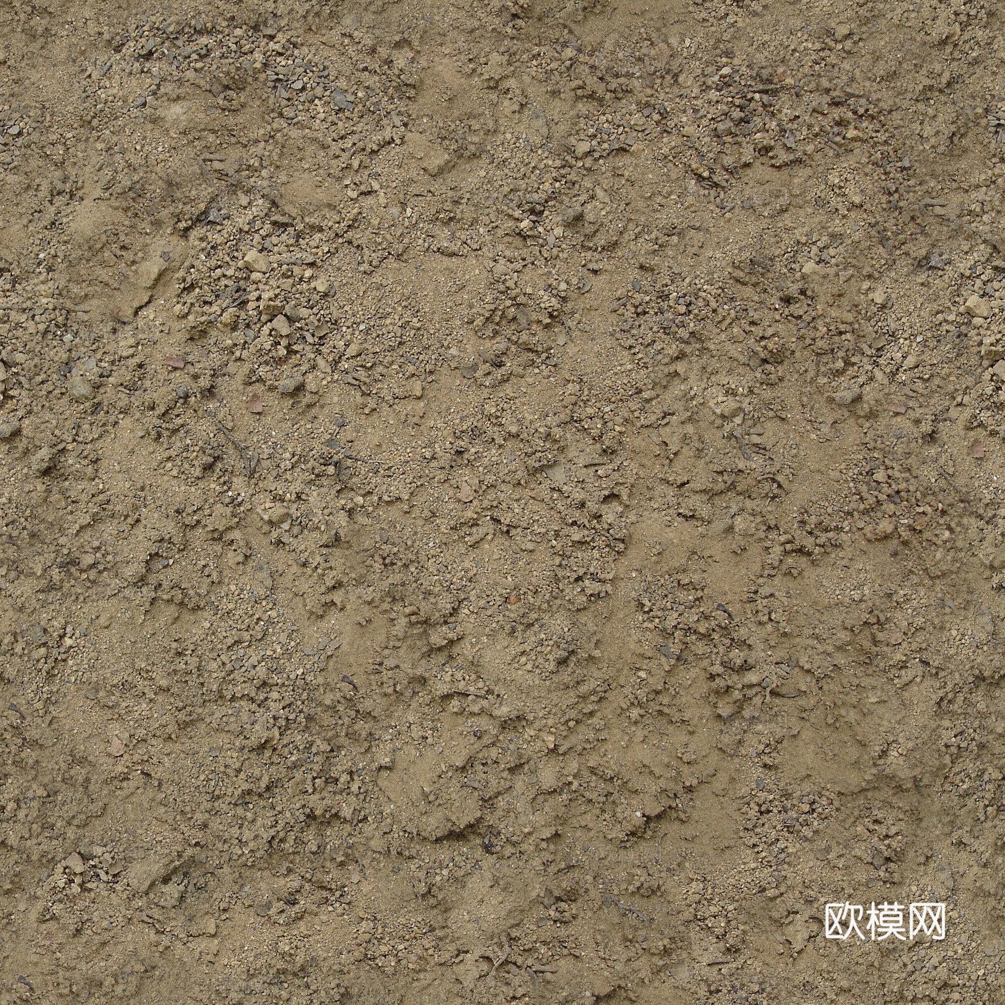 水泥地 土地 土壤 地面 碎石