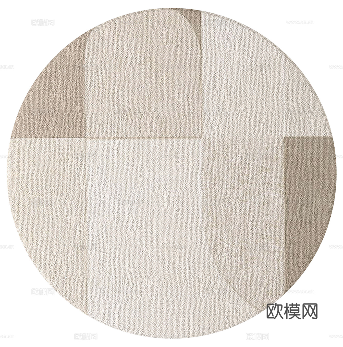 意式圆形地毯贴图