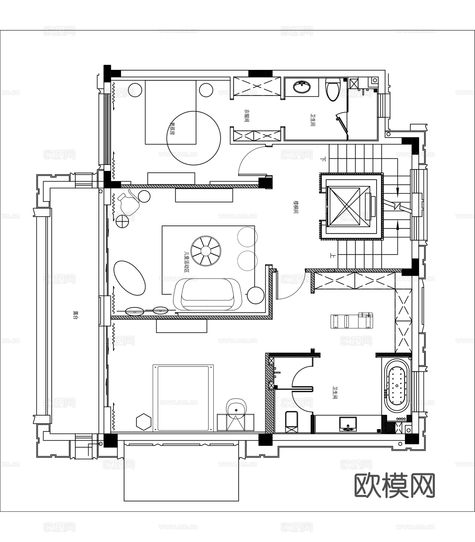 别墅 样板间 最新全套施工图合集cad施工图