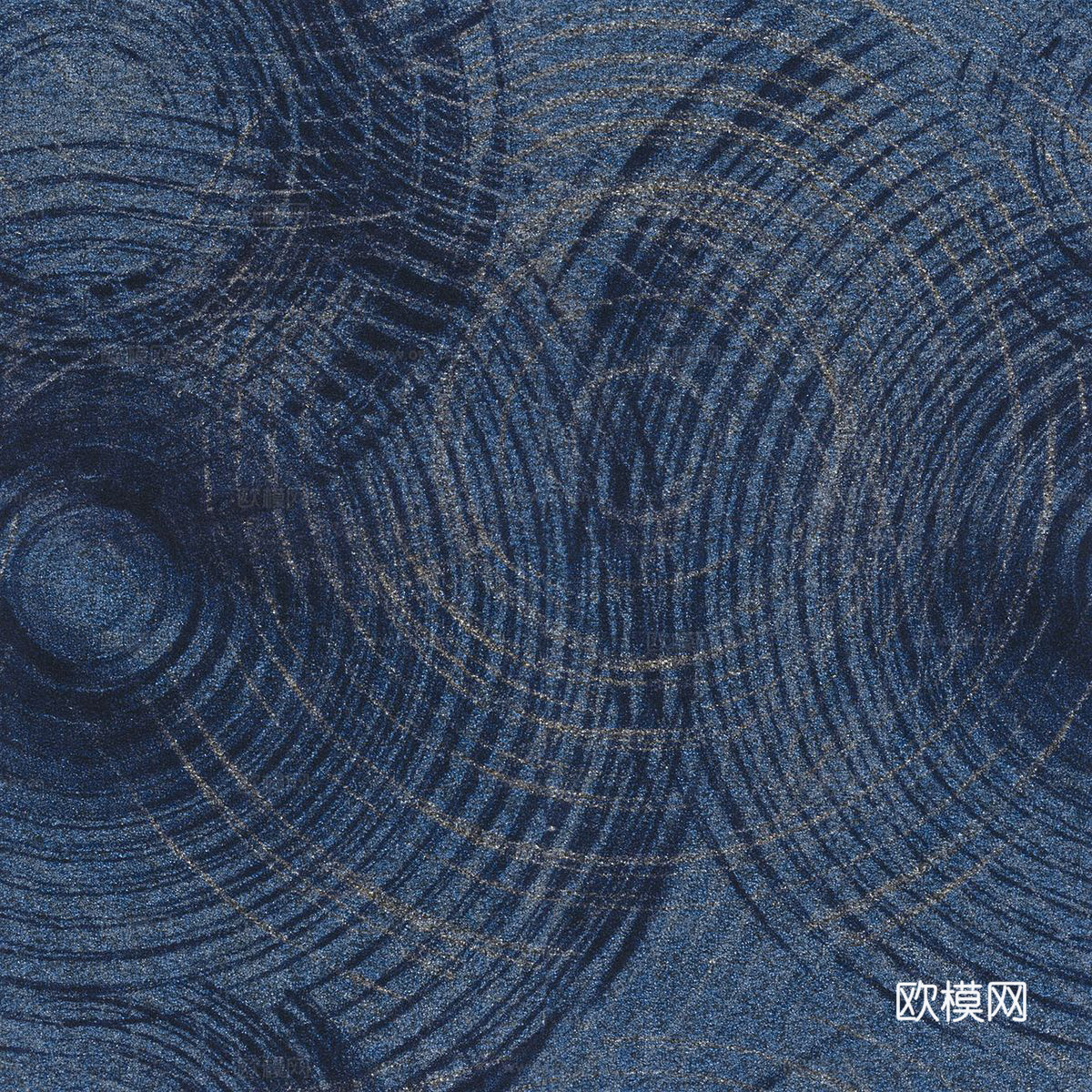 无缝深蓝色条纹地毯贴图