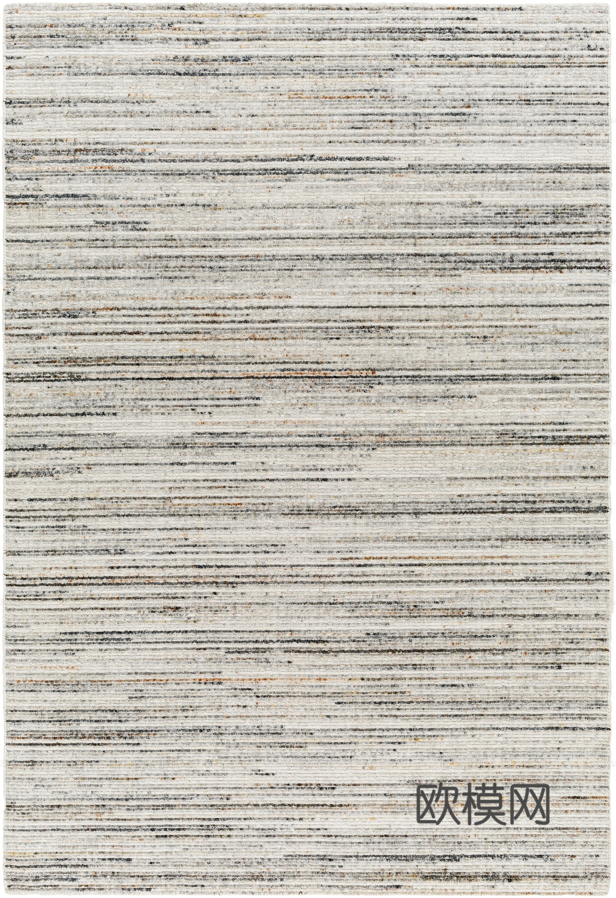 现代简约米灰色条纹地毯贴图