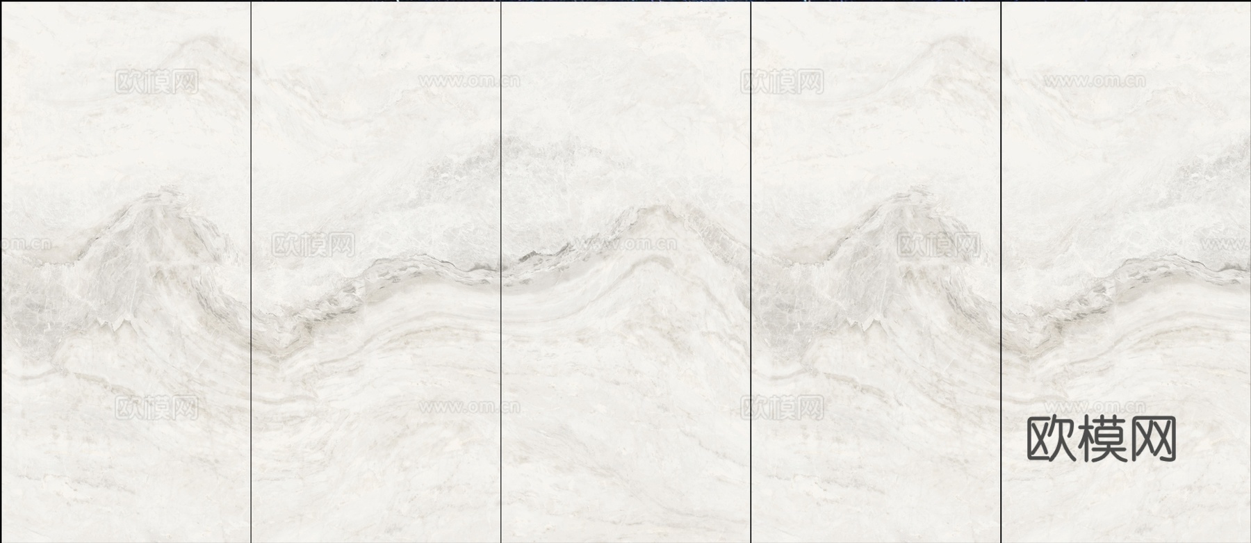 现代新中式山水大理石 白色山水纹理大理石