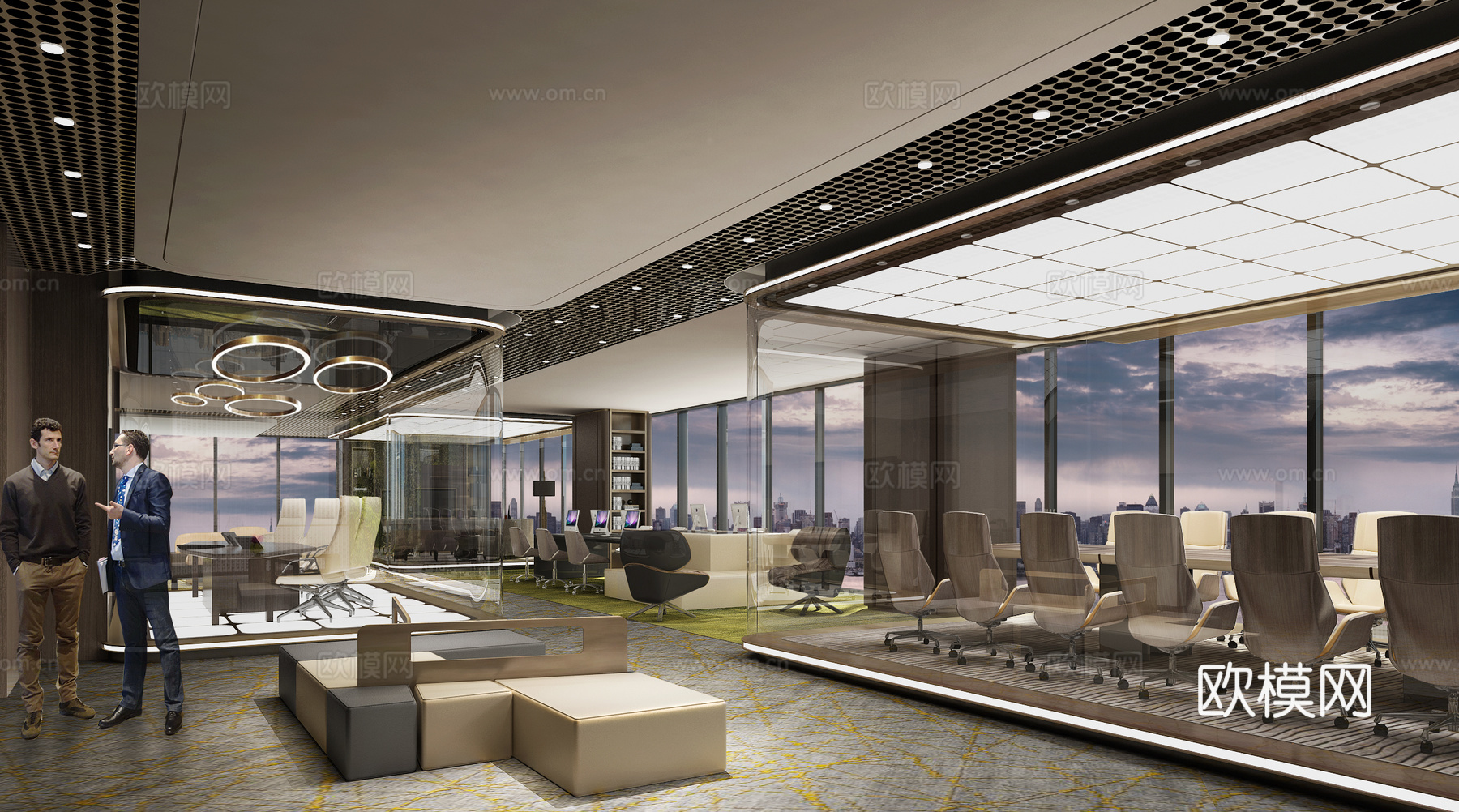 办公室 最新全套施工图合集cad施工图