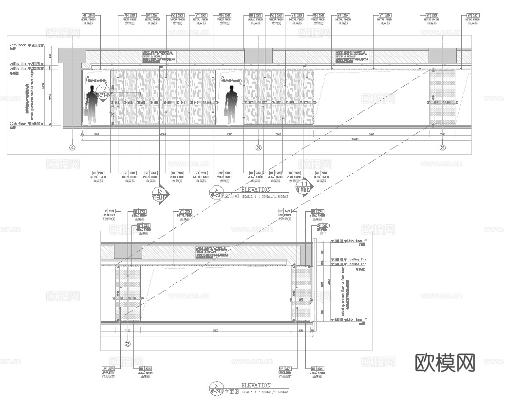 700平办公室 最新全套施工图合集cad施工图