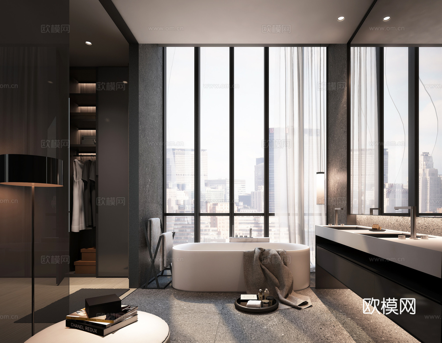 高端别墅 最新全套施工图 效果图合集cad施工图cad施工图