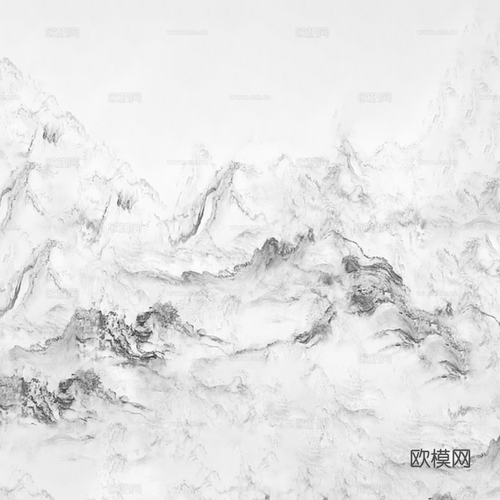 现代浅色山水大理石 山水纹理石材