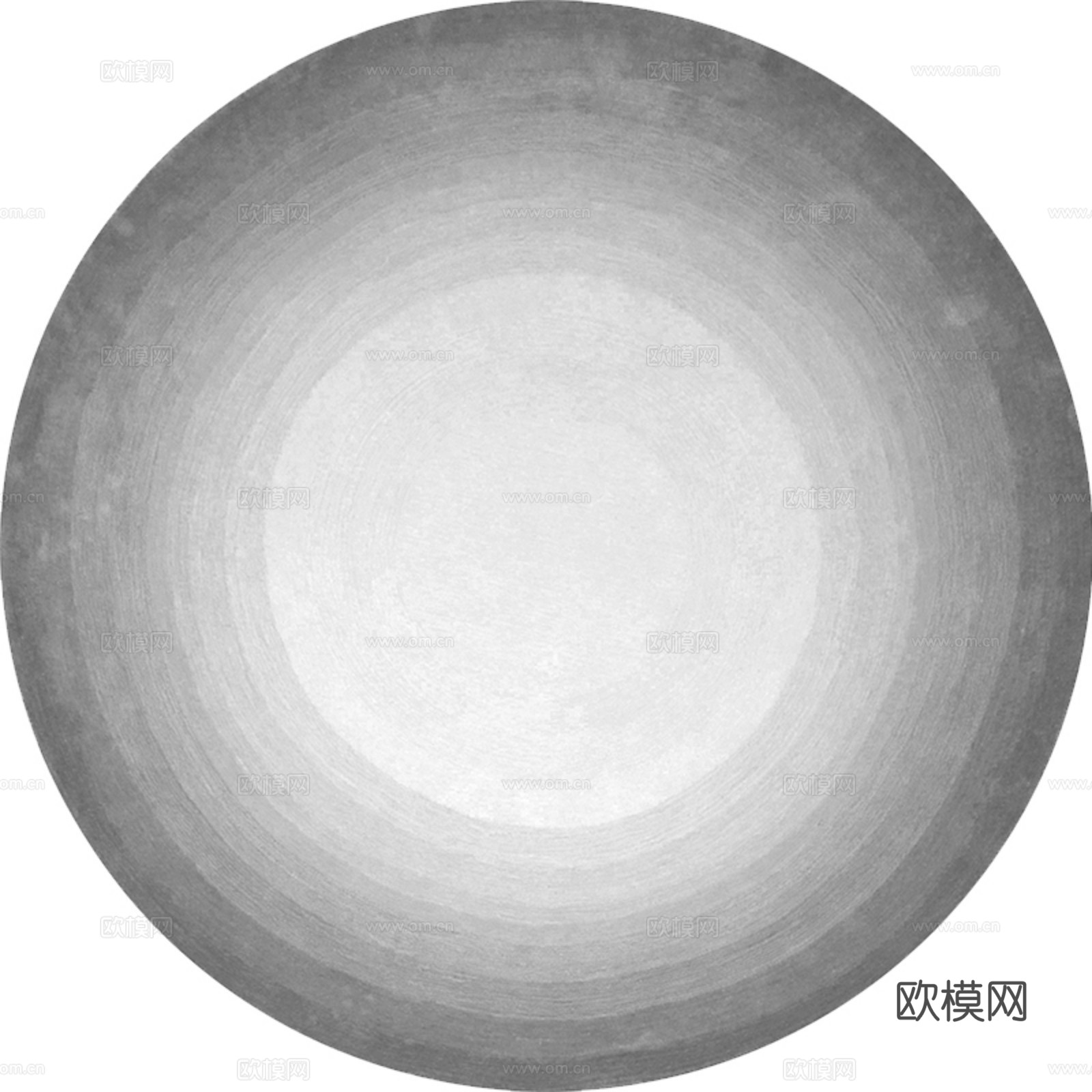 意式轻奢圆形地毯贴图
