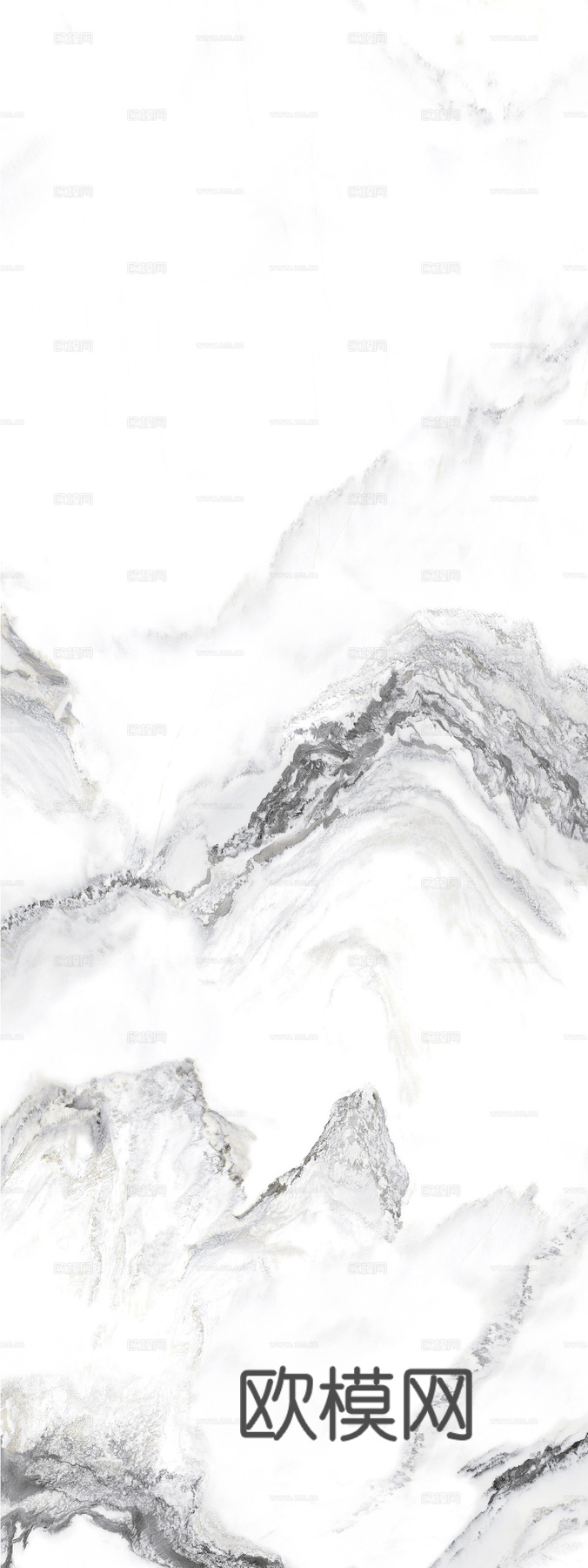 现代新中式大理石 浅色山水大理石岩板