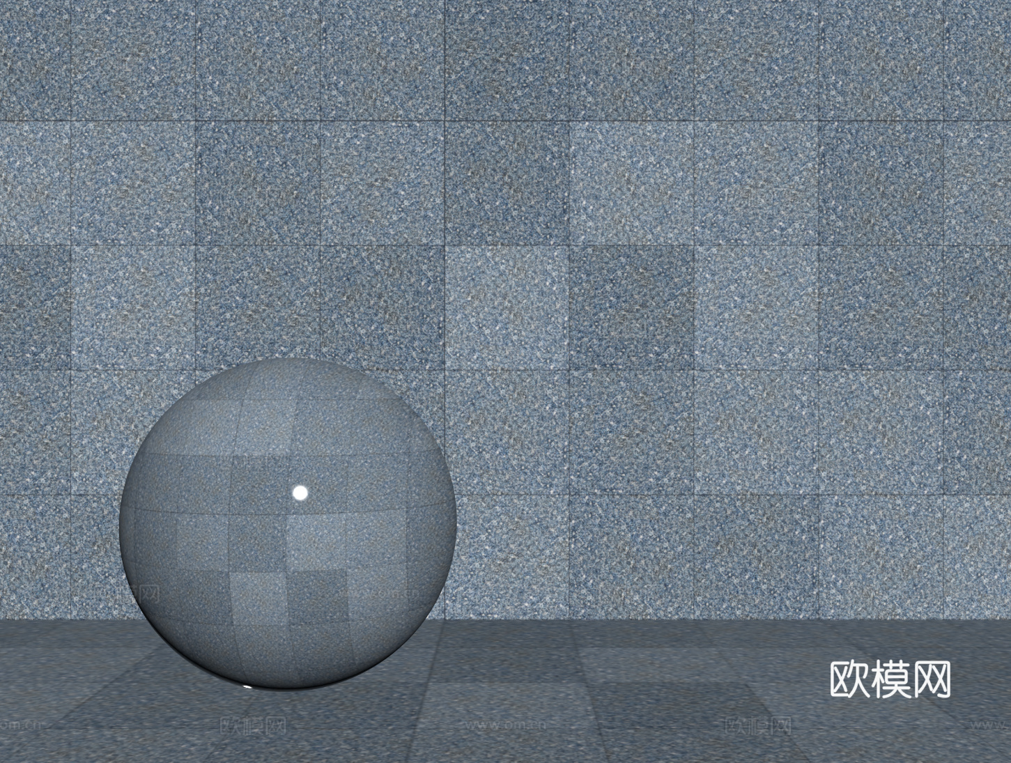 现代蓝色瓷砖 厨房瓷砖 洗手间瓷砖 地砖 墙砖su模型