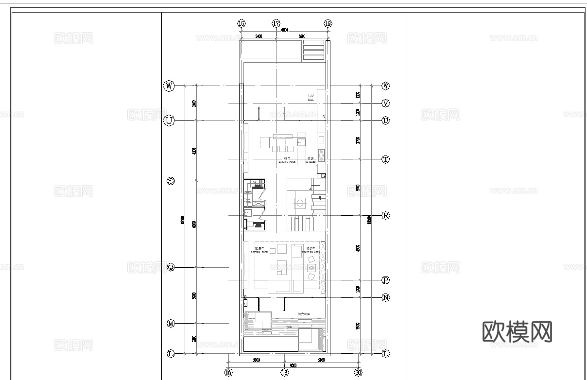 高端别墅 最新全套施工图 效果图合集cad施工图