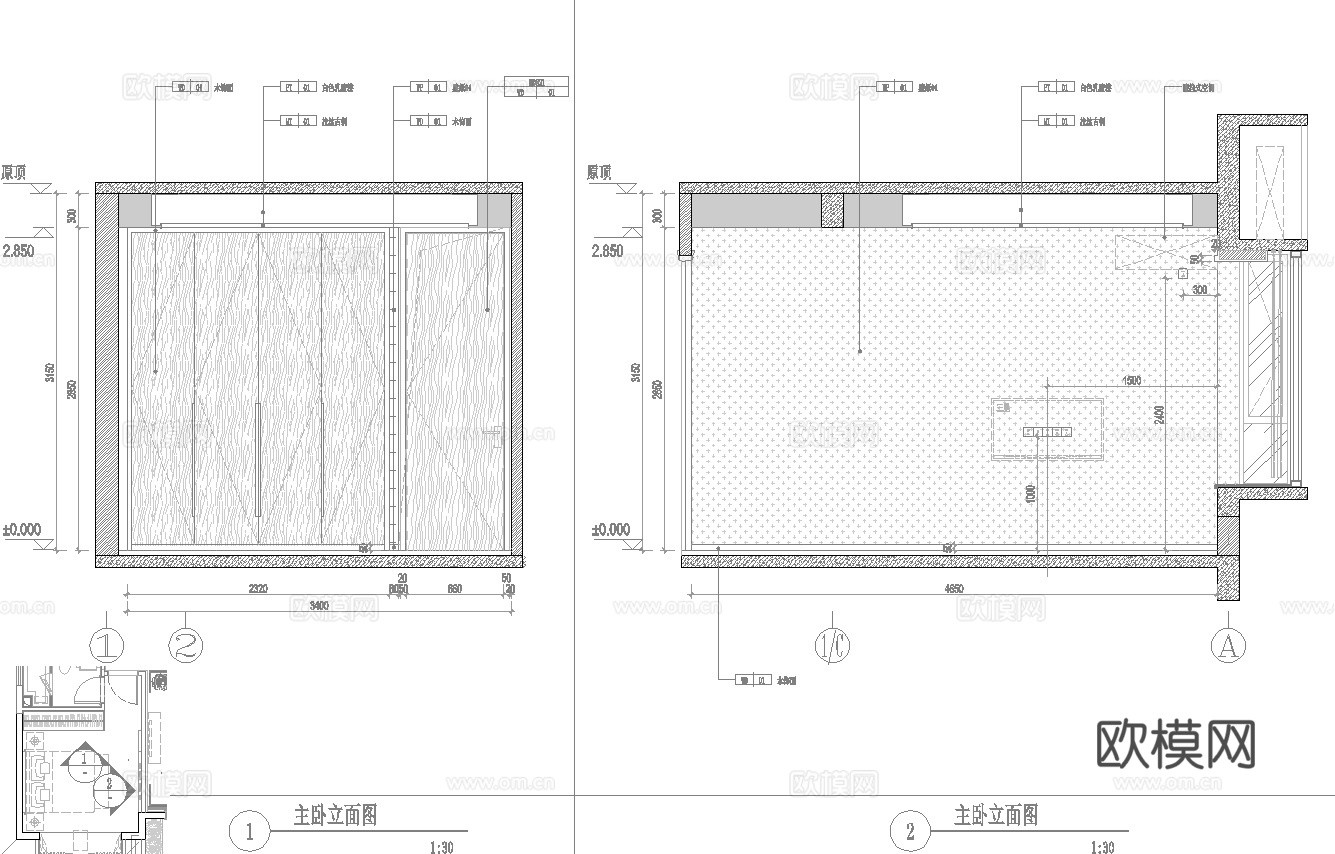 样板间 最新全套施工图合集cad施工图