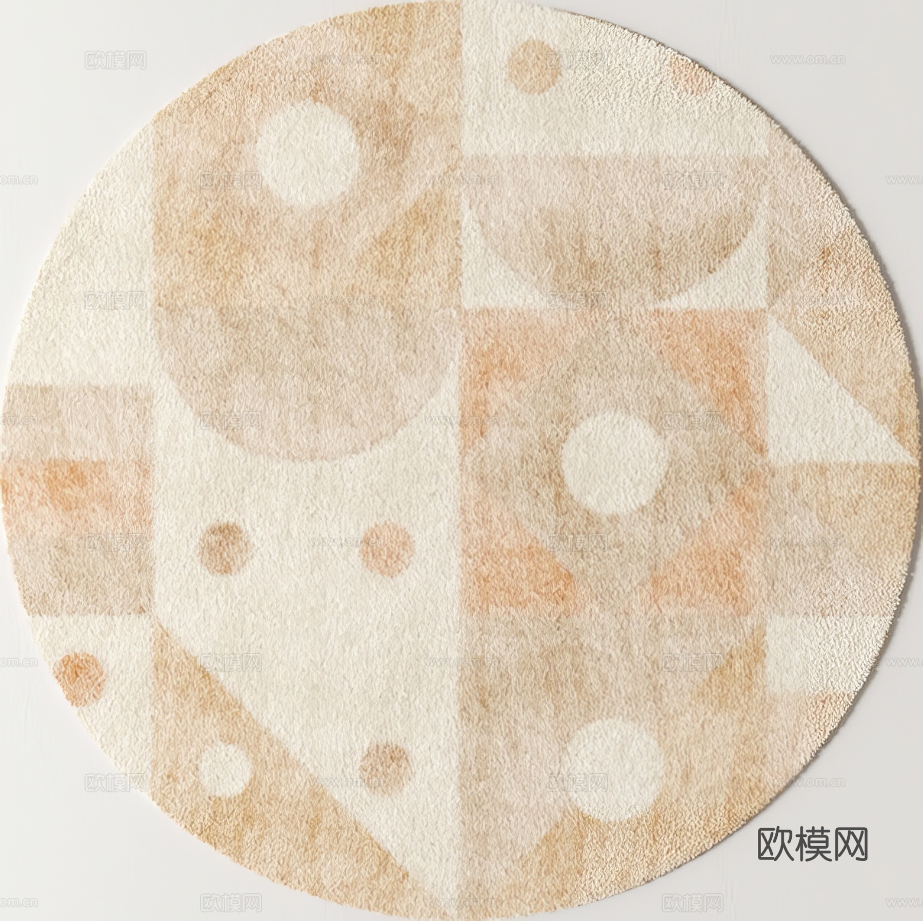 意式圆形地毯贴图