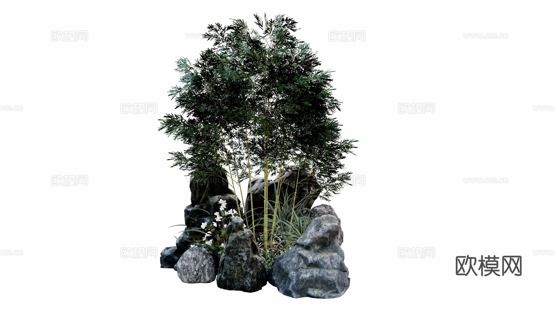 微景观 室内景观 水景 景观 庭院 阳光房 屋顶花园su模型