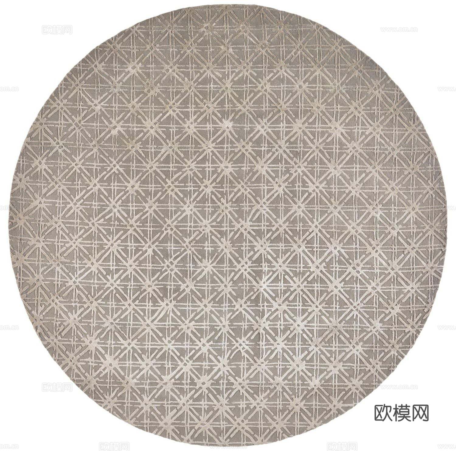 现代圆形地毯贴图