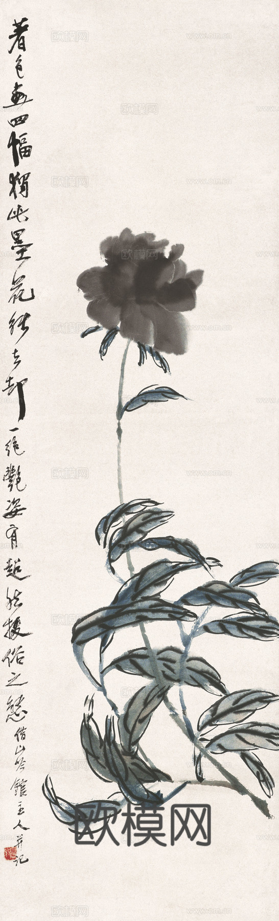 齐白石写意水墨画，近现代水墨画6